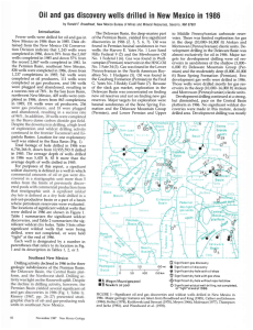 gas Oil and discouery wells