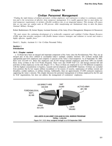 Chapter 14 Civilian Personnel Management