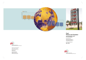 Fuel Prices and Taxation with comparative tables for 160 countries