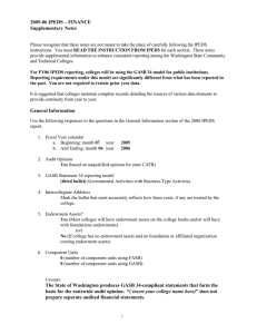 2005-06 IPEDS – FINANCE Supplementary Notes