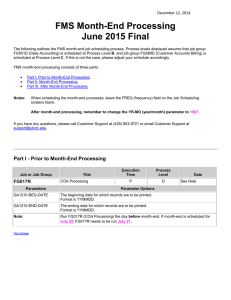 FMS Month-End Processing June 2015 Final