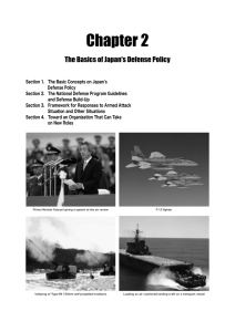 Chapter 2 The Basics of Japan's Defense Policy