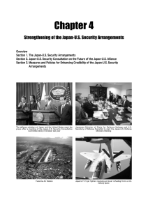Chapter 4 Strengthening of the Japan-U.S. Security Arrangements