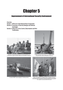 Chapter 5 Improvement of International Security Environment