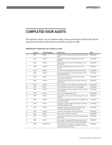 completed SiGiR AuditS Appendix F