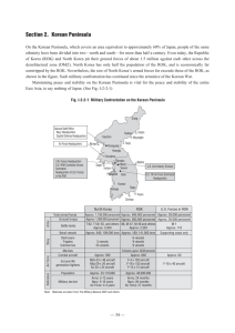 Section 2. Korean Peninsula