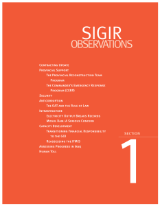 SIGIR  obSeRvatIonS