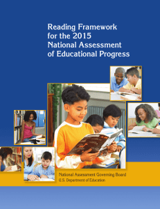 Reading Framework for the 2015 National Assessment of Educational Progress
