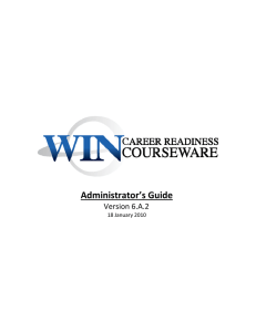                    Administrator’s Guide                                 Version 6.A.2                                                   18 January 2010 
