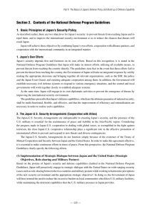 Section 2.  Contents of the National Defense Program Guidelines