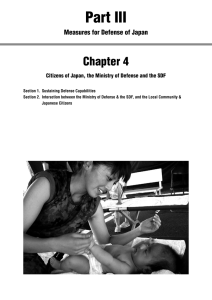 Part III Chapter 4 Measures for Defense of Japan