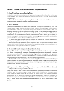 Section 2. Contents of the National Defense Program Guidelines