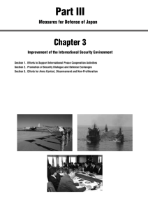 Part III Chapter 3 Measures for Defense of Japan