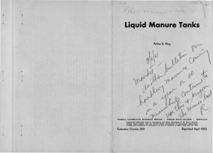 Liquid Manure Tanks i*/ rjj r i\ ^'/3