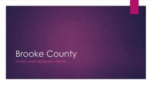 Brooke County SCHOOL BASED PROBATION OFFICER