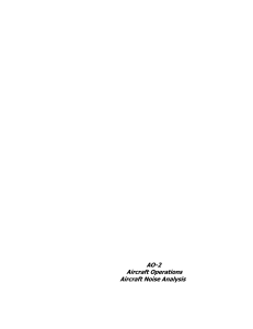 AO-2 Aircraft Operations Aircraft Noise Analysis