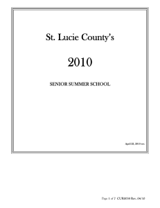2010 St. Lucie County’s