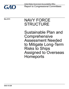 NAVY FORCE STRUCTURE Sustainable Plan and Comprehensive