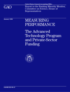 GAO MEASURING PERFORMANCE The Advanced