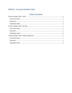BM1021 – Pa Table of Contents