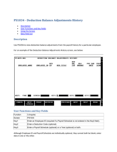 PS1034 - Deduction Balance Adjustments History Description