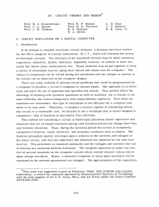 XV. CIRCUIT  THEORY  AND  DESIGN Rafuse