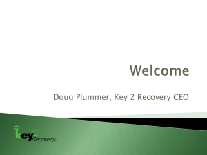 Doug Plummer, Key 2 Recovery CEO