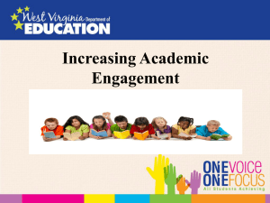 Increasing Academic Engagement