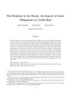 The Elephant in the Room: the Impact of Labor ∗ Jack Favilukis