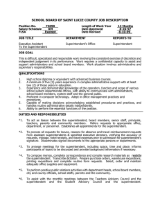 SCHOOL BOARD OF SAINT LUCIE COUNTY JOB DESCRIPTION