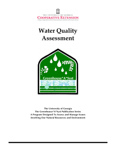 Water Quality Assessment