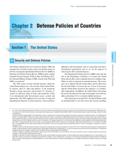 1 Security and Defense Policies Cha pt