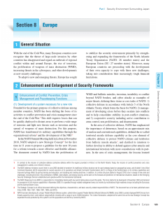 1 2 General Situation Enhancement and Enlargement of Security Frameworks