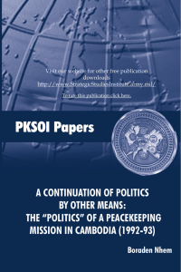 PKSOI Papers