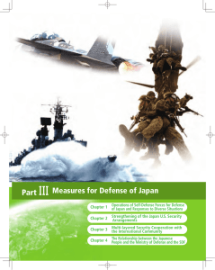 III Part Measures for Defense of Japan