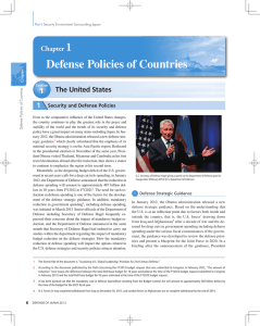 1 Defense Policies of Countries The United States Chapter