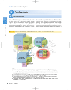 5 Southeast Asia 1 General Situation