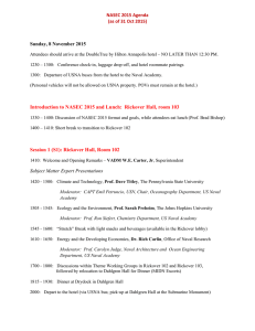 NASEC 2015 Agenda (as of 31 Oct 2015)  Sunday, 8 November 2015
