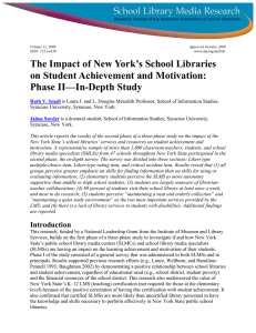 The Impact of New York’s School Libraries Phase II—In-Depth Study