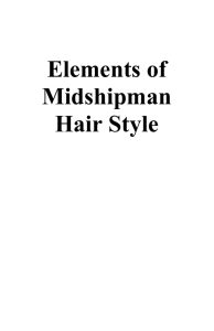 Elements of Midshipman Hair Style