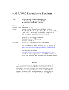 NASA/IPAC Extragalactic Database