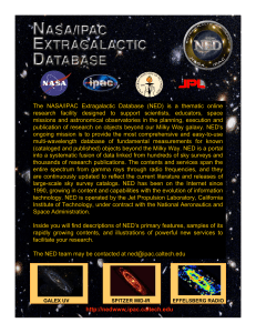 The NASA/IPAC Extragalactic Database (NED) is a thematic online