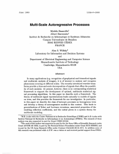 Multi-Scale  Autoregressive  Processes
