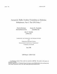 Asymptotic  Buffer  Overflow  Probabilities