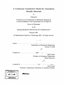 by A  Continuum  Constitutive  Model  for ... Metallic  Materials Cheng  Su