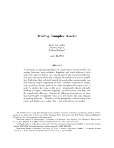 Trading Complex Assets