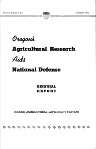 Agricultural Research /hds National Defense REPORT