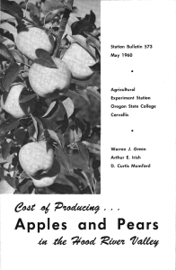 Apples and Pears e4e cij Station Bulletin 573 May 1960