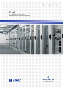 Miracel 19” rack platform for data center, telecommunication and network technology ®