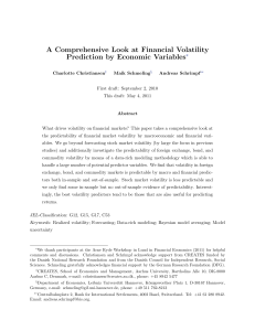 A Comprehensive Look at Financial Volatility s ∗